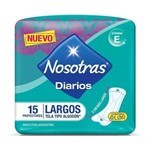 Nosotras Protectores Diarios Largos x 15 Unidades l #5