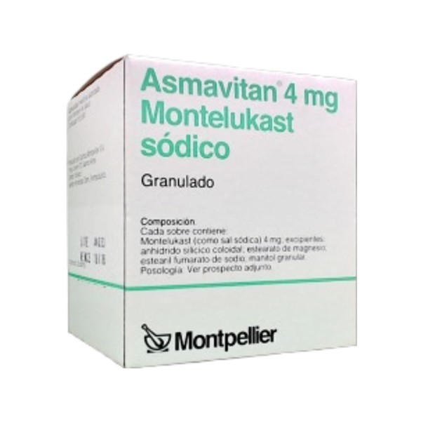 Montpellier Asmavitan Montelukast 4 Mg Granulados x 30 Sobres #1