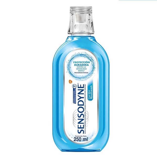 Sensodyne Enjuague Bucal Cool Mint Para Dientes Sensibles Aliento Fresco 250 Ml alt