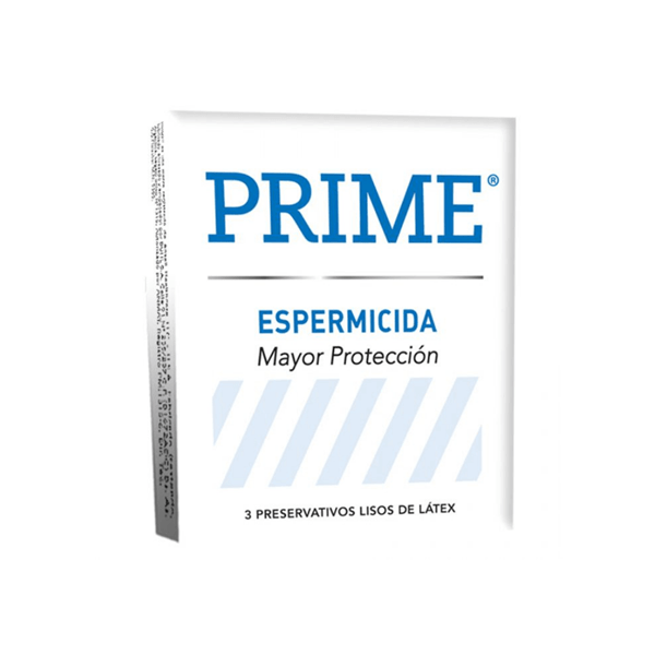 Prime Preservativos Espermicida (3 Unidades)