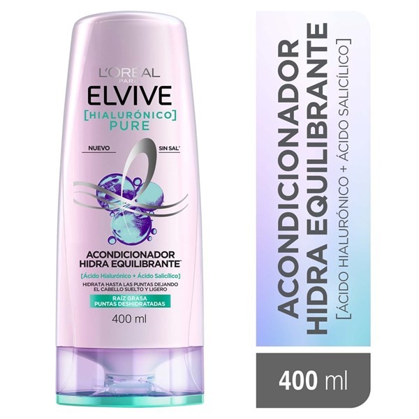 Elvive Acondicionador Hialuronico Pure 400 ml #1