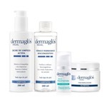 Kit Facial Dermaglós Rutina Piel Seca + Serum Niacinamida #1