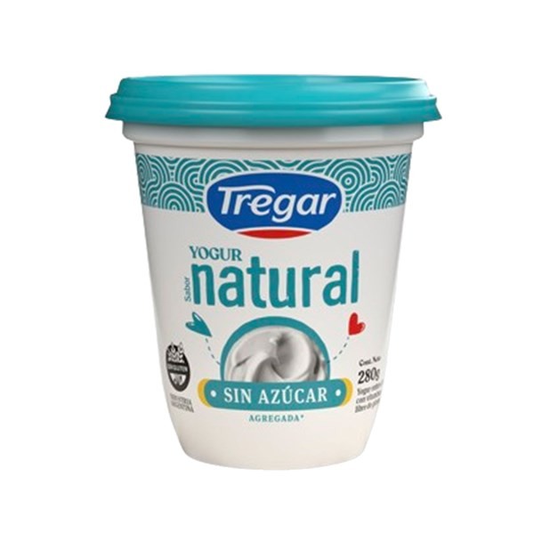 Yogur Natural Sin Azúcar Tregar En Pote 280 G. #1
