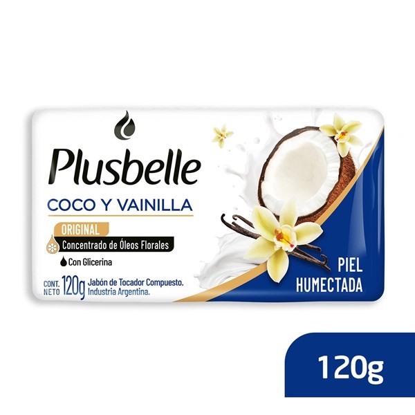 Plusbelle Jabon Coco Y Vainilla 120 gr #1