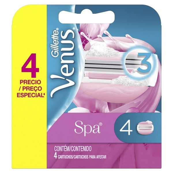 Gillette Cartuchos Para Afeitar Venus Spa (4 Unidades) alt