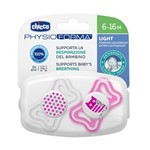Chicco Chupete Physio Light Girl 6 a 16 meses 2 Unidades #1
