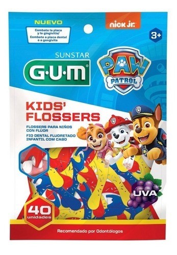 Gum Hilo Dental Kids Paw Patrol Con Mango (40 Unidades) #1