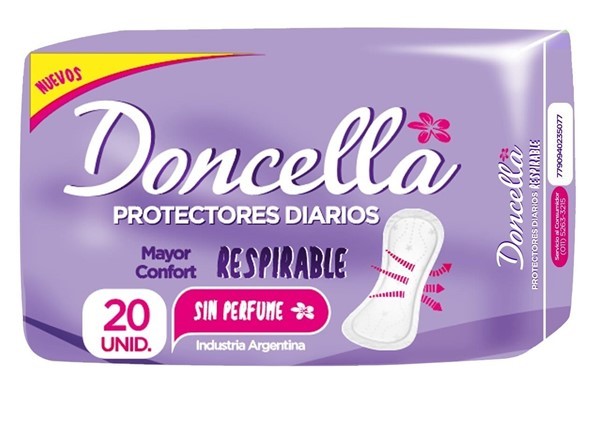 Doncella Protectores Anatomicos Pocket Sin Perfume (20 U)