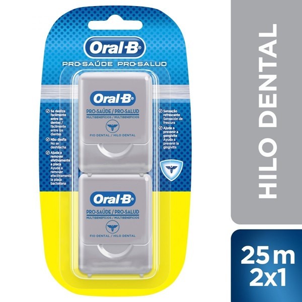 Oral B Hilo Dental Pro Salud  25 m (2 Unidades) #1