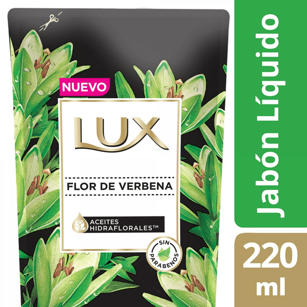 Lux Jabon Liquido Flor De Verbena Repuesto 220 Ml #1