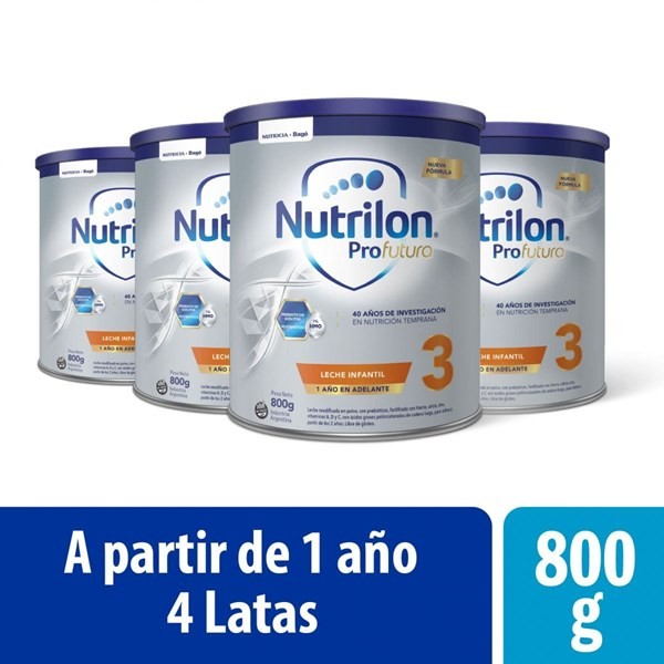 Nutrilon Pack Fórmula Láctea Profutura 3 (4 Latas de 800 grs) #1