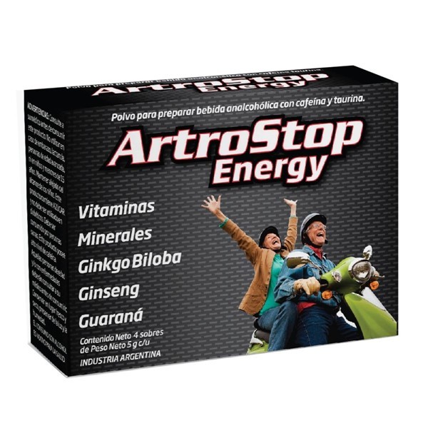 Artrostop Suplemento Dietario Energy Por 4 Sobres alt