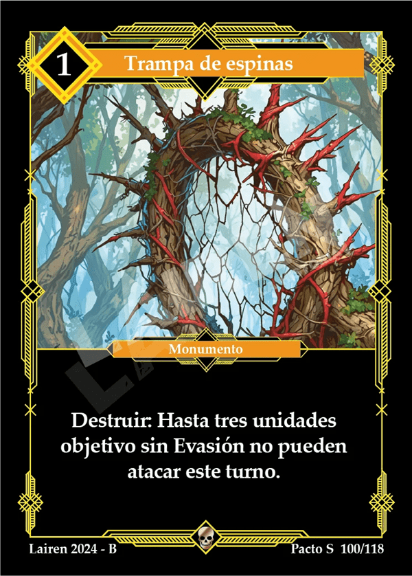 100 Trampa De Espinas - Coste 1