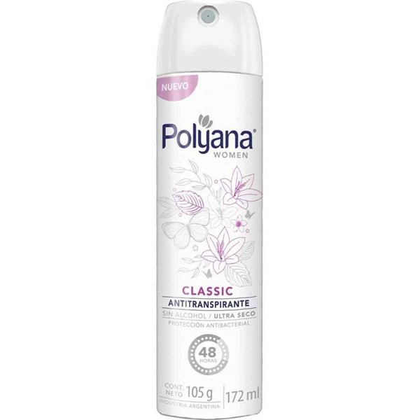 Desodorante Femenino Antitranspirante Polyana 172 ml