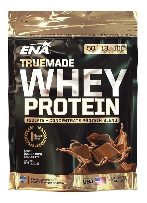 Ena Suplemento Deportivo Whey Protein Double Rich Chocolate 453 gr #1