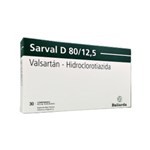 Baliarda Sarval D Valsartán + Hidroclorotiazida 80 / 12,5 Mg x 30 Comp Recubiertos #1