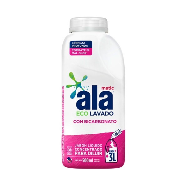 Jabón Líquido Para Ropa Ala Para Diluir Eco Bic en Botella 500 cc. alt
