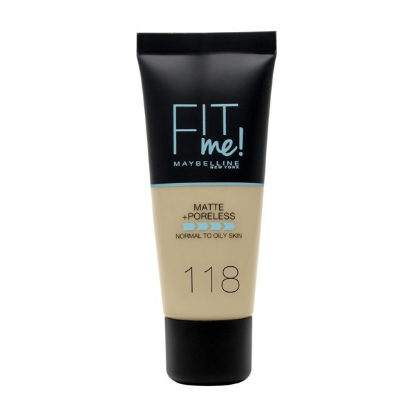 Maybelline Base Fit Me Matte + Poreless 118 Nude #1