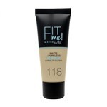 Maybelline Base Fit Me Matte + Poreless 118 Nude #1
