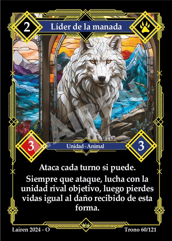 060 Lider De La Manada Foil Precon - Coste 2