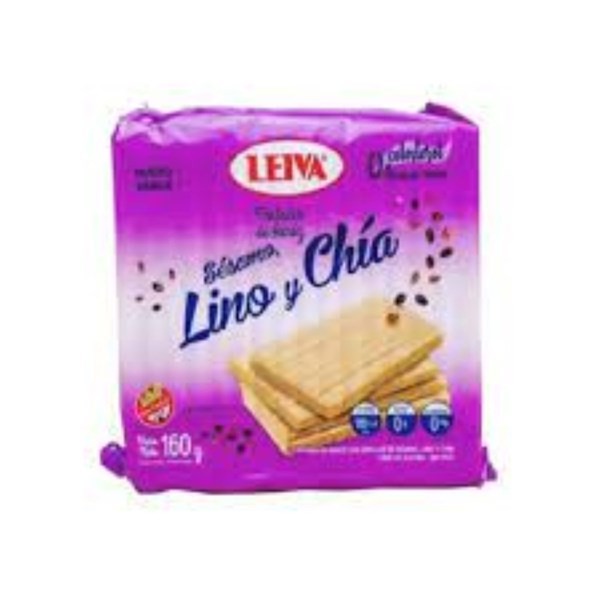 Tostada Leiva Arroz Chia Y Lino 160 g.