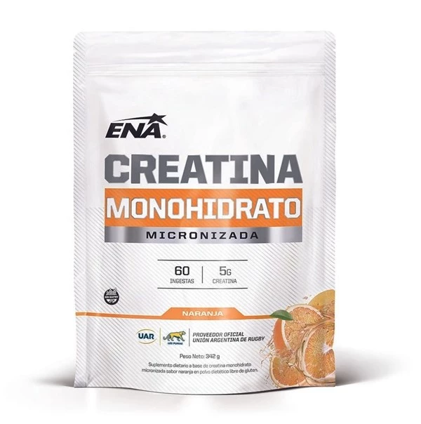 Ena Creatina Micronizada Sabor Naranja 342 gr
