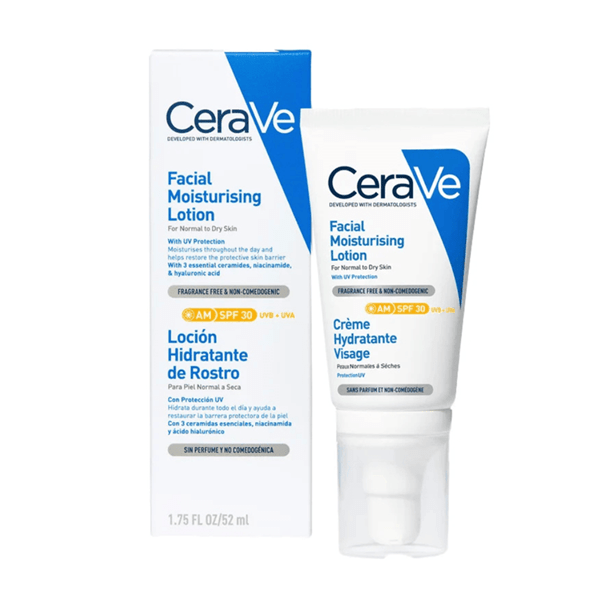 Cerave Loción Hidratante Facial Diario Piel Seca Fps30 52 ml alt