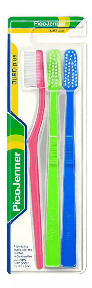 Pico-Jenner Cepillo Dental Duro Plus | 3 unidades