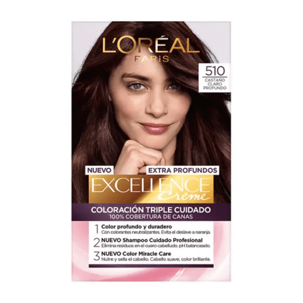 Excellence Kit Extra Profundos 510 Castaño Claro Profundo #1
