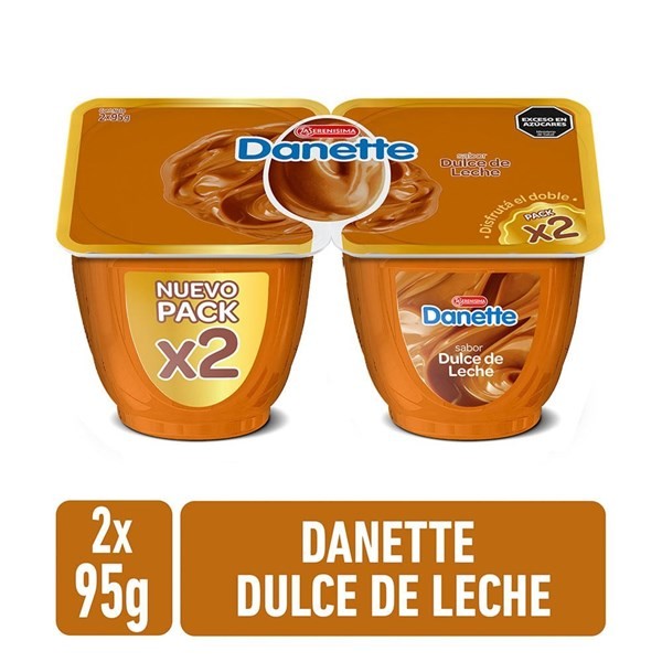 Postre Dulce de Leche x 190 Grs Danette #1