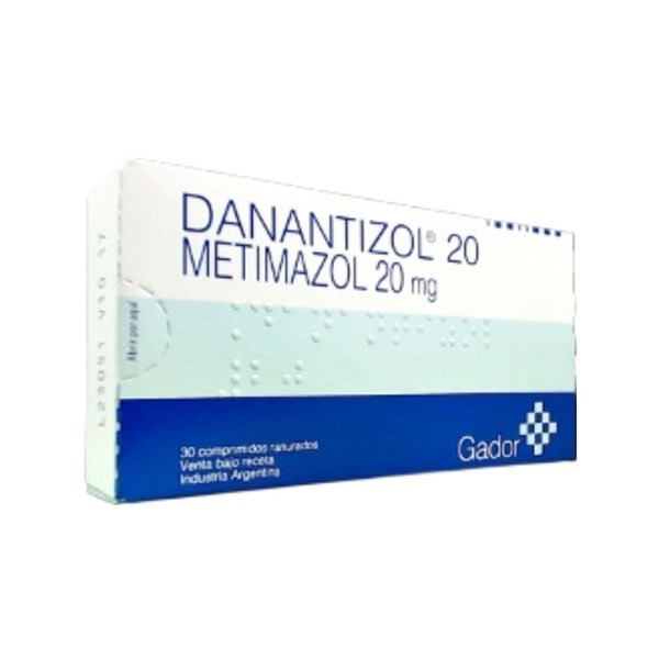 Gador Danantizol 20 Mg+ Metimazol x 30 Comp #1