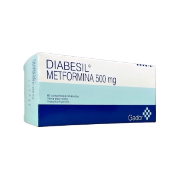Gador Diabesil Metformina 500 Mg x 60 Comp Recubiertos #1