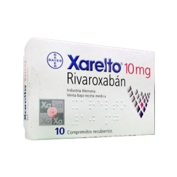 Bayer Xarelto Rivaroxabán 10 Mg x 10 Comp #1