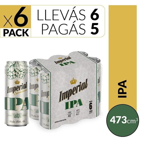 Cerveza Imperial Ipa 473 cc Sixpack #1