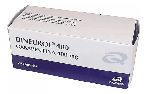 Dineurol 400 | 20 Capsulas | Gabapentina #1