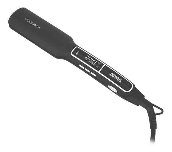 Atma Planchita de Pelo Wide Titanium 8862 pln Negra 220V #1