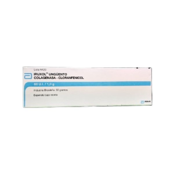 Abbott Iruxol Colagenasa + Cloranfenicol + Asoc. Ungüento x 50 g #1