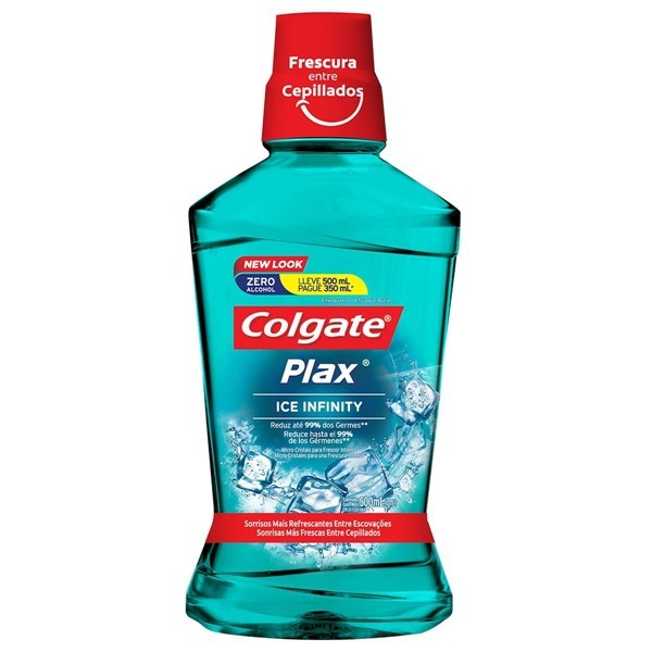 Colgate Enjuague Bucal Ice Infinity Promo (Lleve 500 ml Pague 350 ml) #1