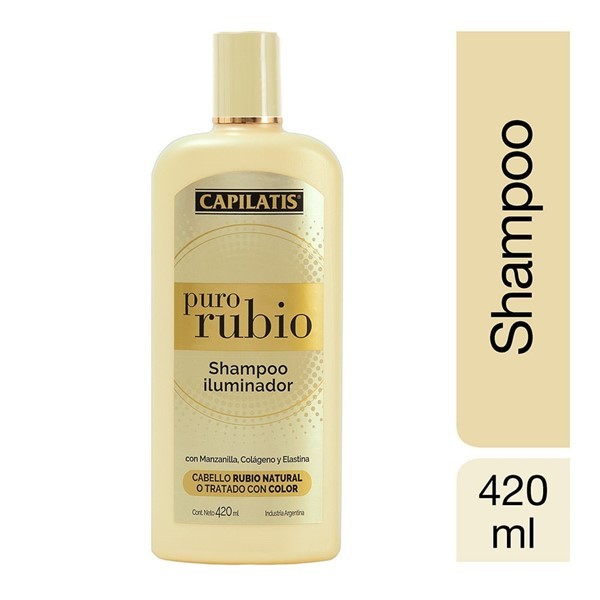 Capilatis Shampoo Iluminador Línea Puro Rubio 420 ml #1