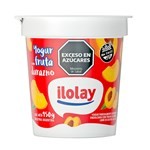 Yogur Ilolay Con Trozos de Durazno 150 g #1