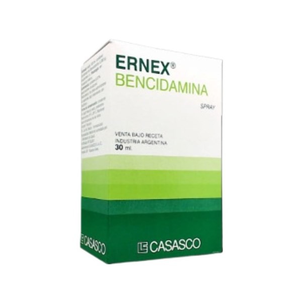Casasco Ernex Bencidamina + Clorhidrato Spray x 30 ml #1