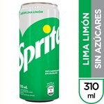 Gaseosa Sprite Sin Azúcar Lima-Limón 310 ml #1