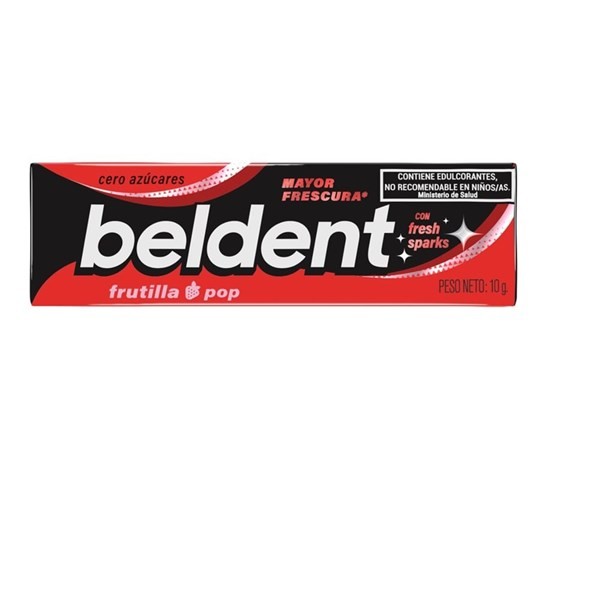 Chicle Frutilla Beldent x 10 g #1
