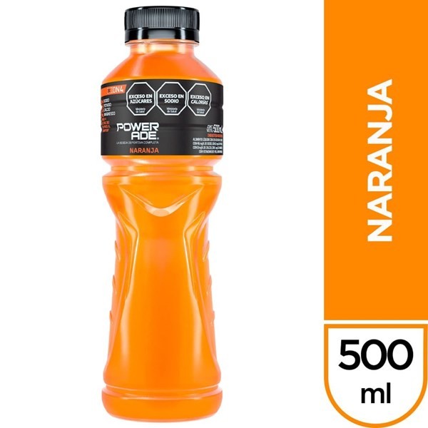 Bebida Isotónica Powerade Naranja 500 Ml #1