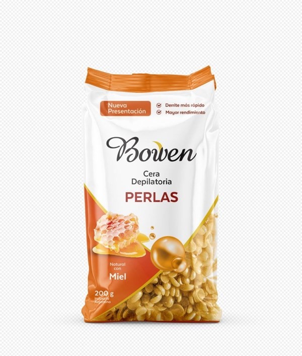 Bowen Cera Miel en Perlas 200 gr