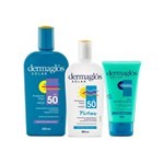 Dermaglos Kit Solar Familiar Fps 50 tamaño 3 Unid #1