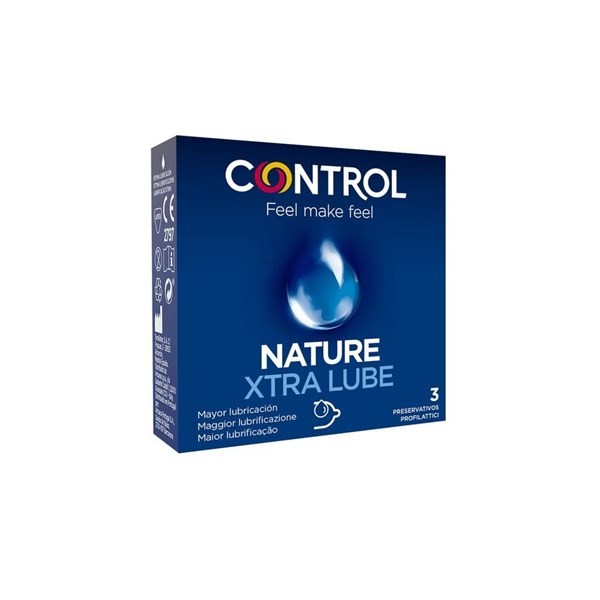 Preservativos Control Nature Xtra Lube x 3 un