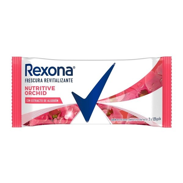 Jabón Nutritive Orchid X 3 Ud Rexona 125 Gr. #1