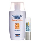 Combo Fotoprotección Facial Fusion Water + Protector Labial Spf50+ Isdin #1