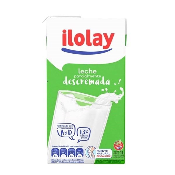 Leche Ilolay Larga Vida Descremada x 1 l #1